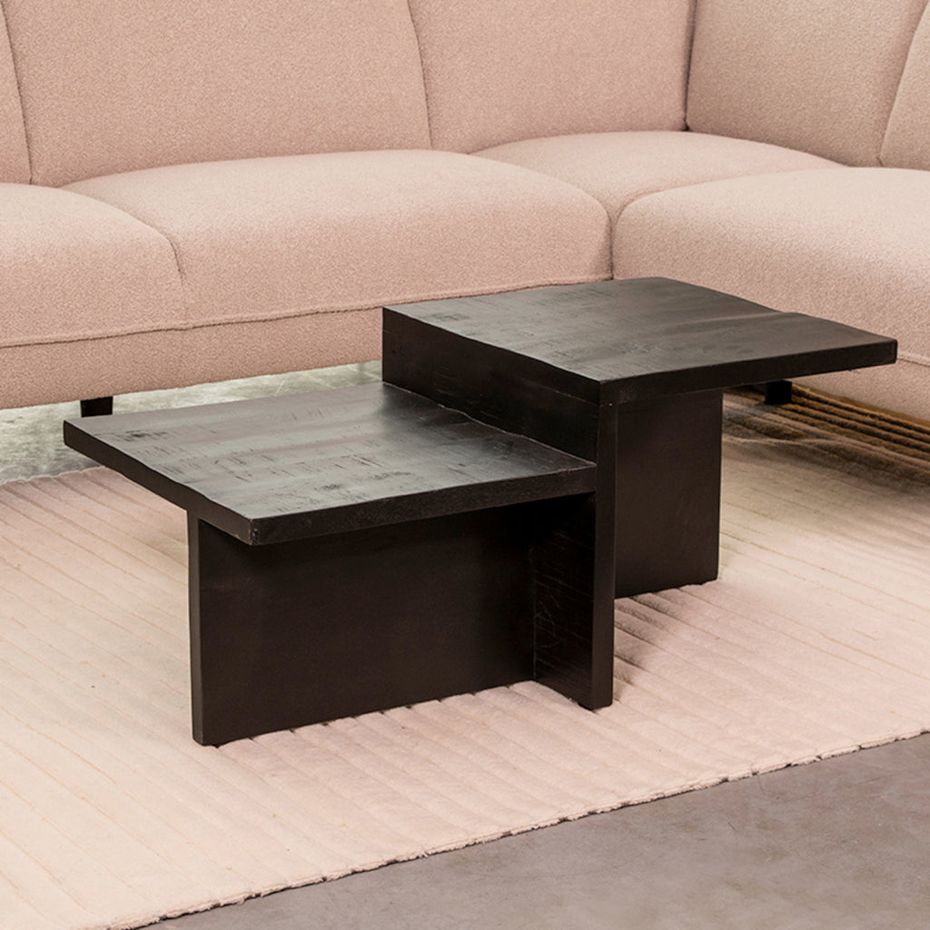 LABEL51 Salontafel Skip - Zwart - Mangohout