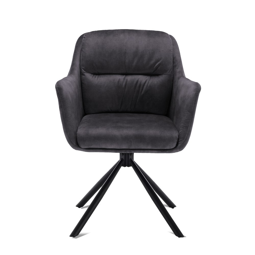 Eetkamerstoel Talas Antraciet (set van 2)
