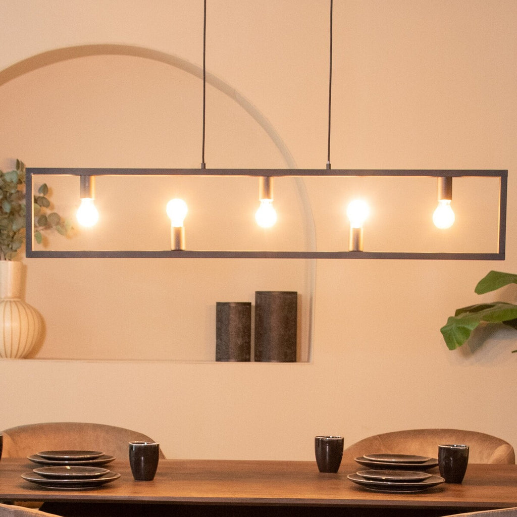 LABEL51 Hanglamp Quadrato - Zwart - Metaal