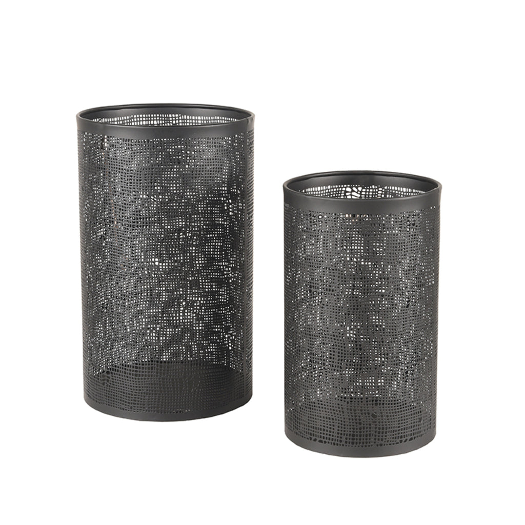 LABEL51 Kaarsenhouders - Zwart - Metaal