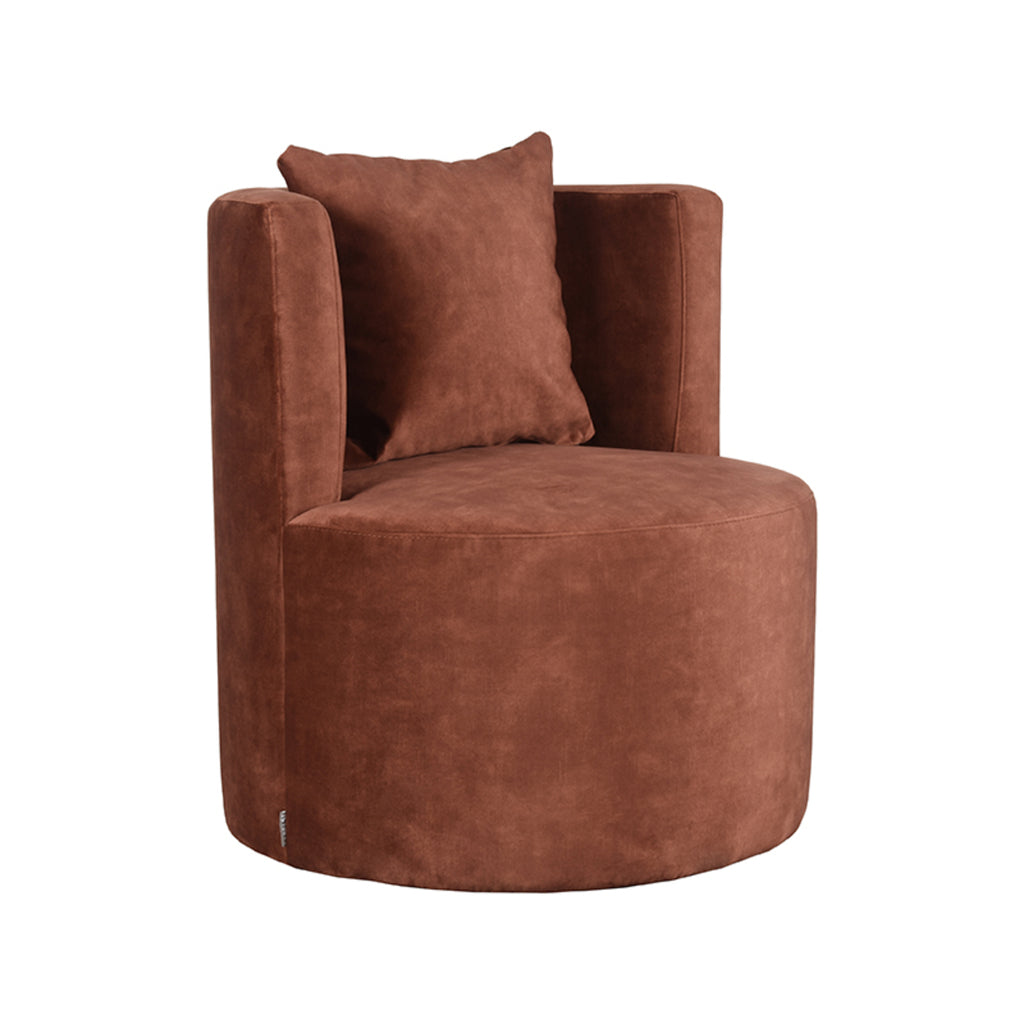 LABEL51 Fauteuil Evy - Roest - Velours
