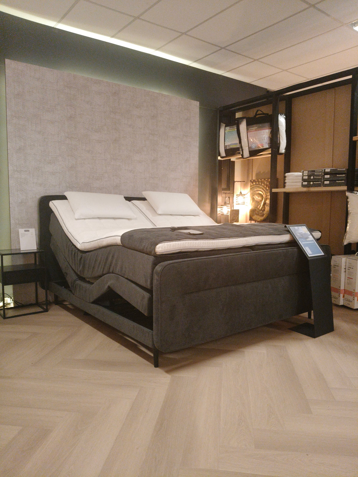 Boxspring V3300 elektrisch - 180x200cm - Cyber 66 Graphite
