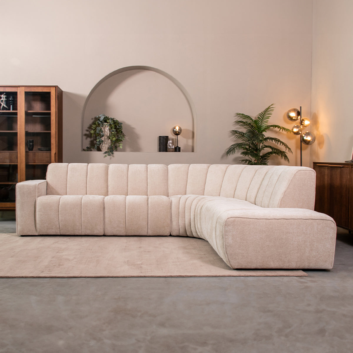 Bank Vitoro Ottoman Right Hand Facing 128x98x82 cm