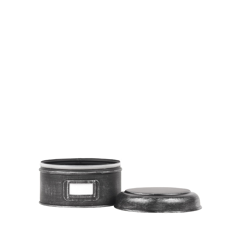 LABEL51 Opbergblik - Zwart - Metaal - M - 18x18x10 cm