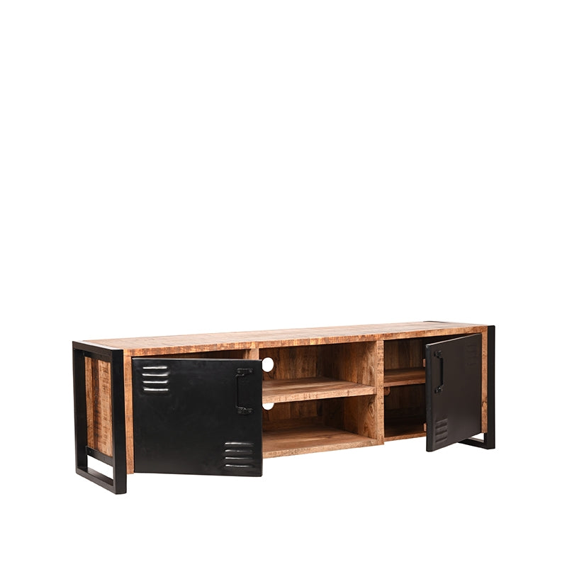 LABEL51 Tv-meubel Brussels - Ruw - Mangohout - 160 cm