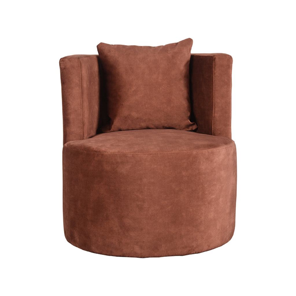 LABEL51 Fauteuil Evy - Roest - Velours