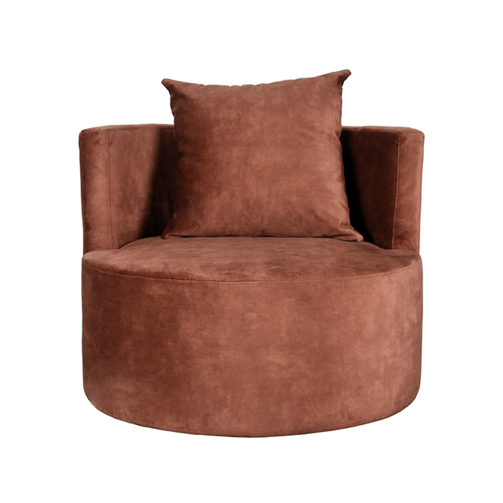 LABEL51 Fauteuil Evy - Roest - Velours