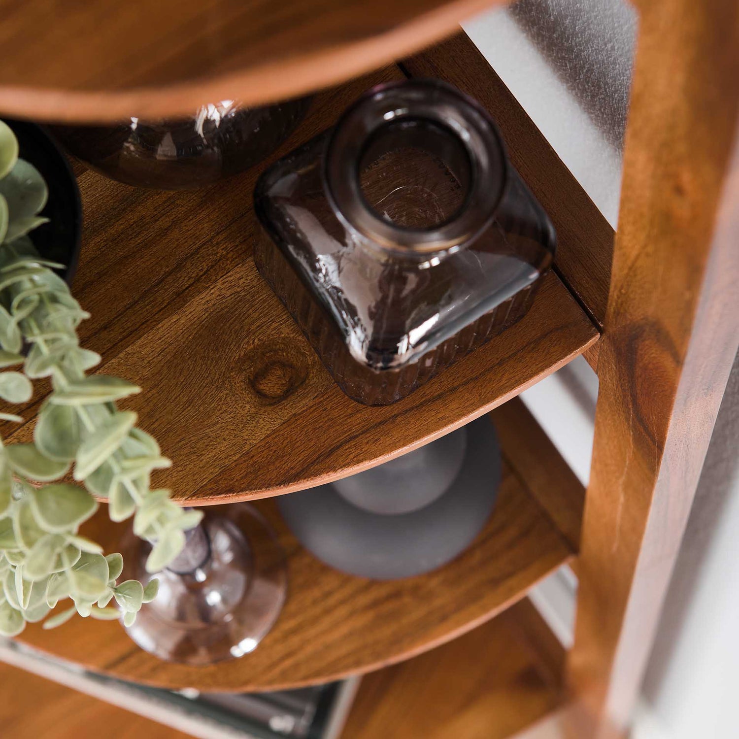 Hoekrek Angle - 64x44x148 cm - Zandkleur - Acacia