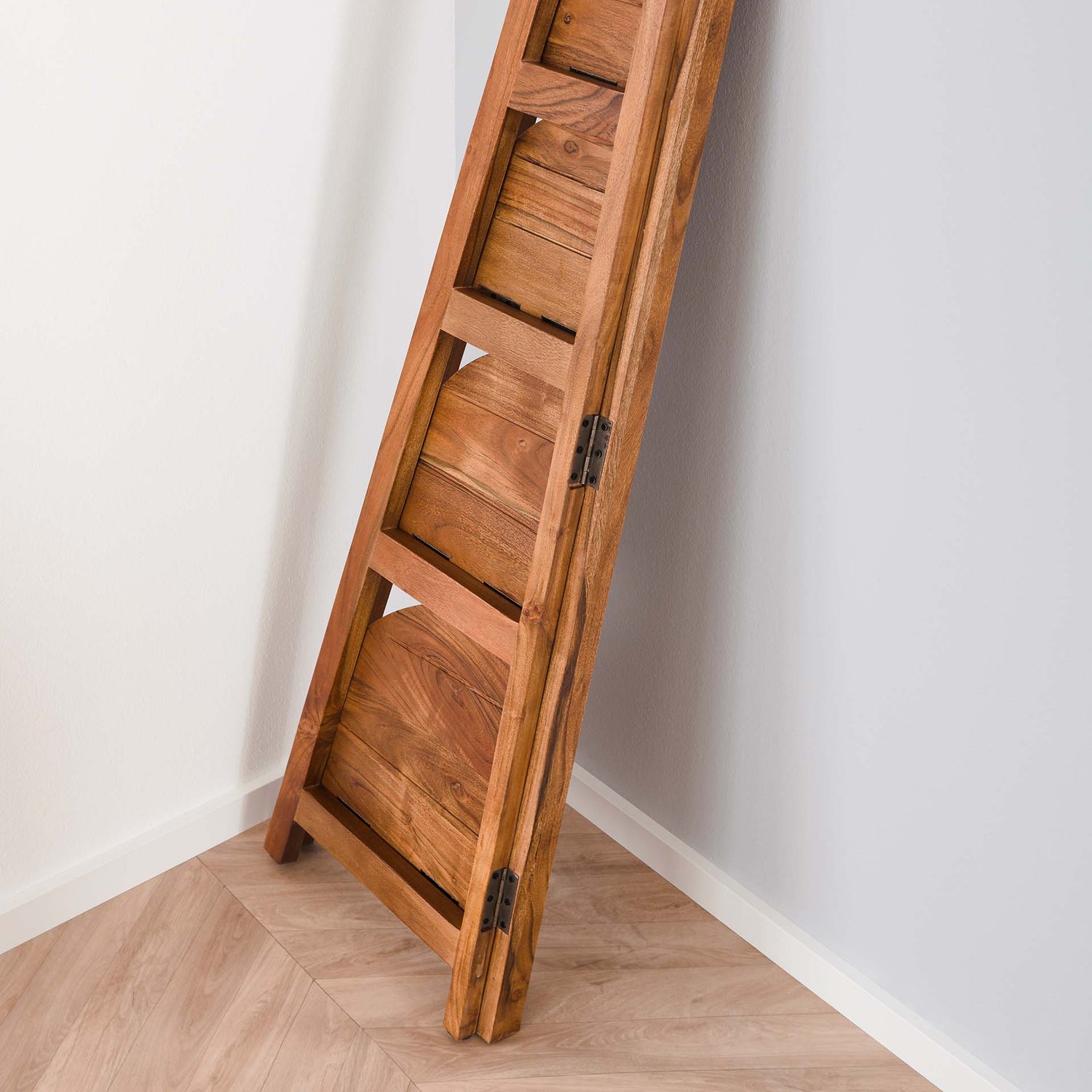 Hoekrek Angle - 64x44x148 cm - Zandkleur - Acacia