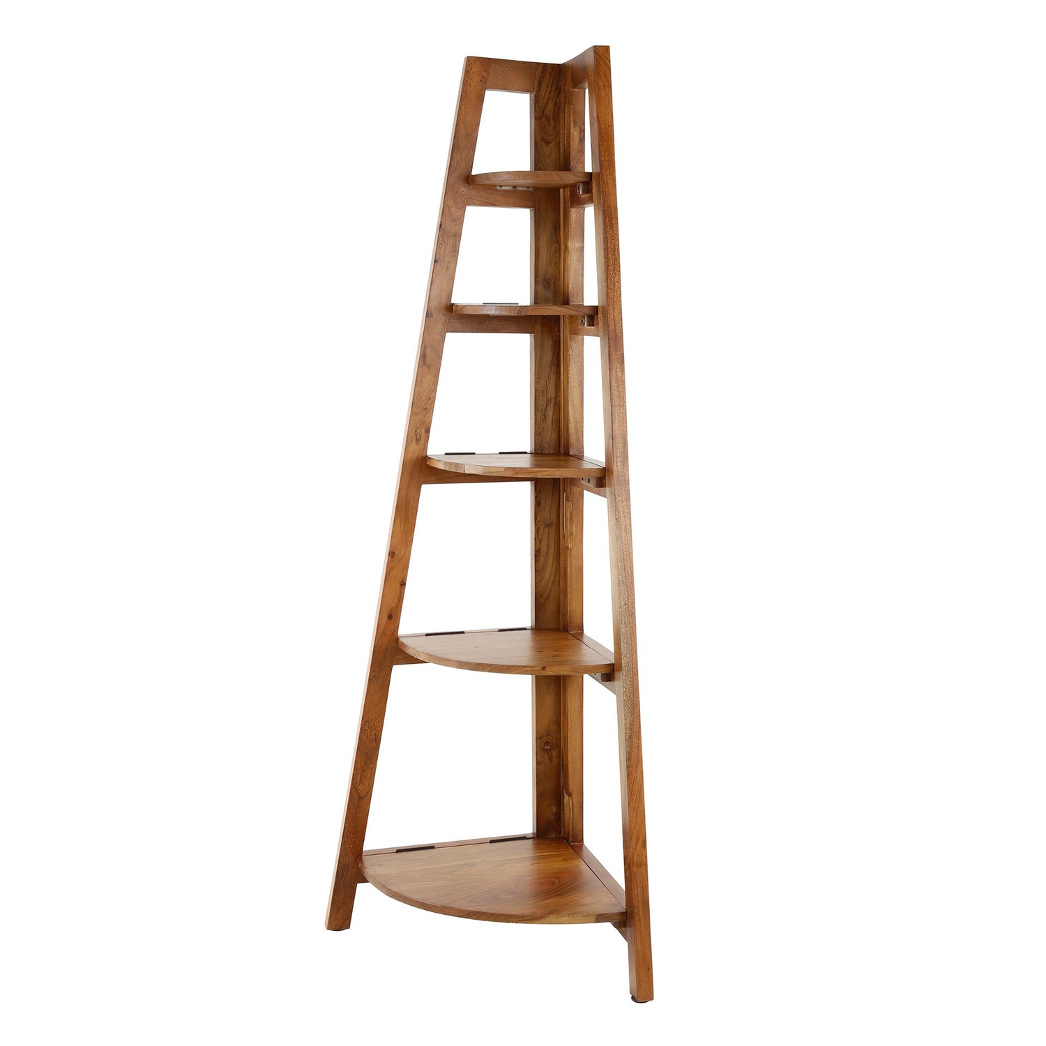 Hoekrek Angle - 64x44x148 cm - Zandkleur - Acacia