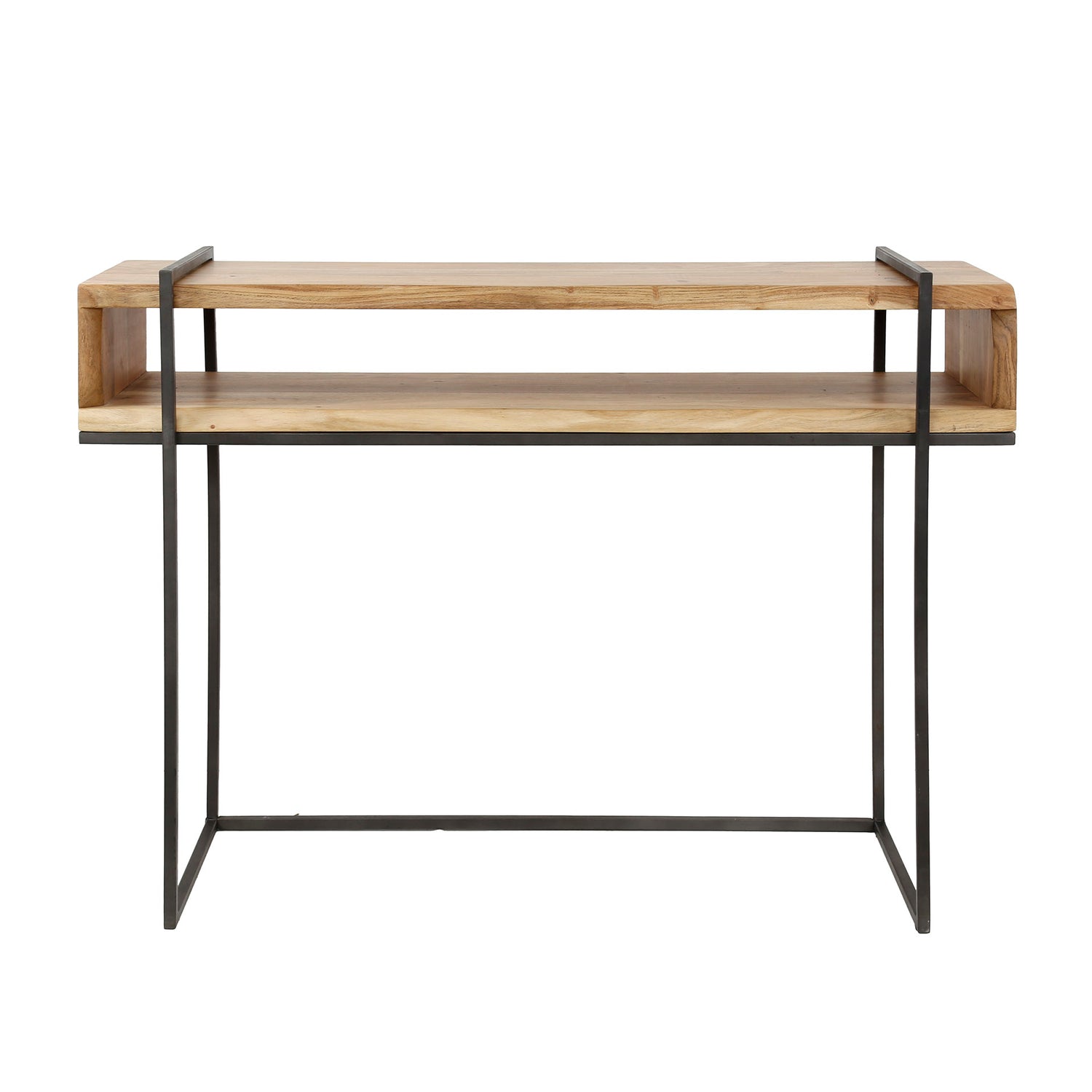 Kaptafel Open Vak Edge - 110x35x76 cm - Naturaal - Acacia