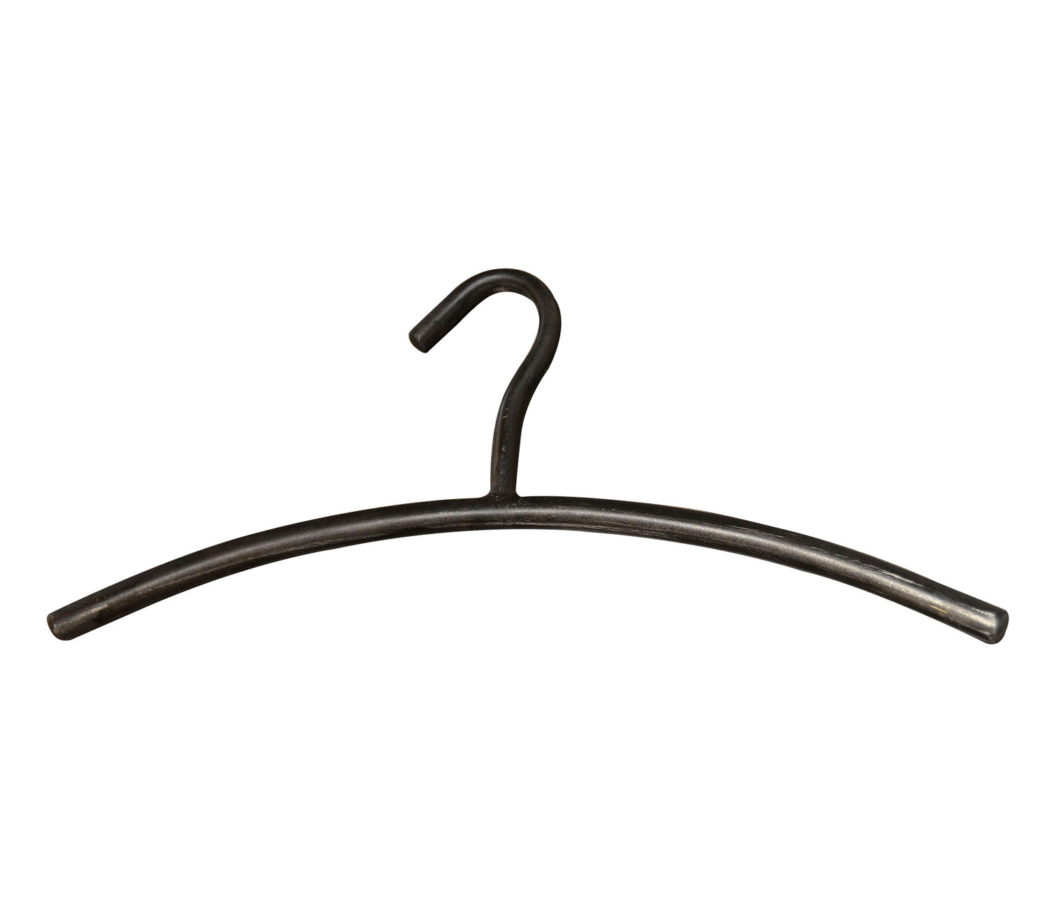 Garderobehanger ronde buis 6 stuks - 45x1,6x19,5 cm - Zwart