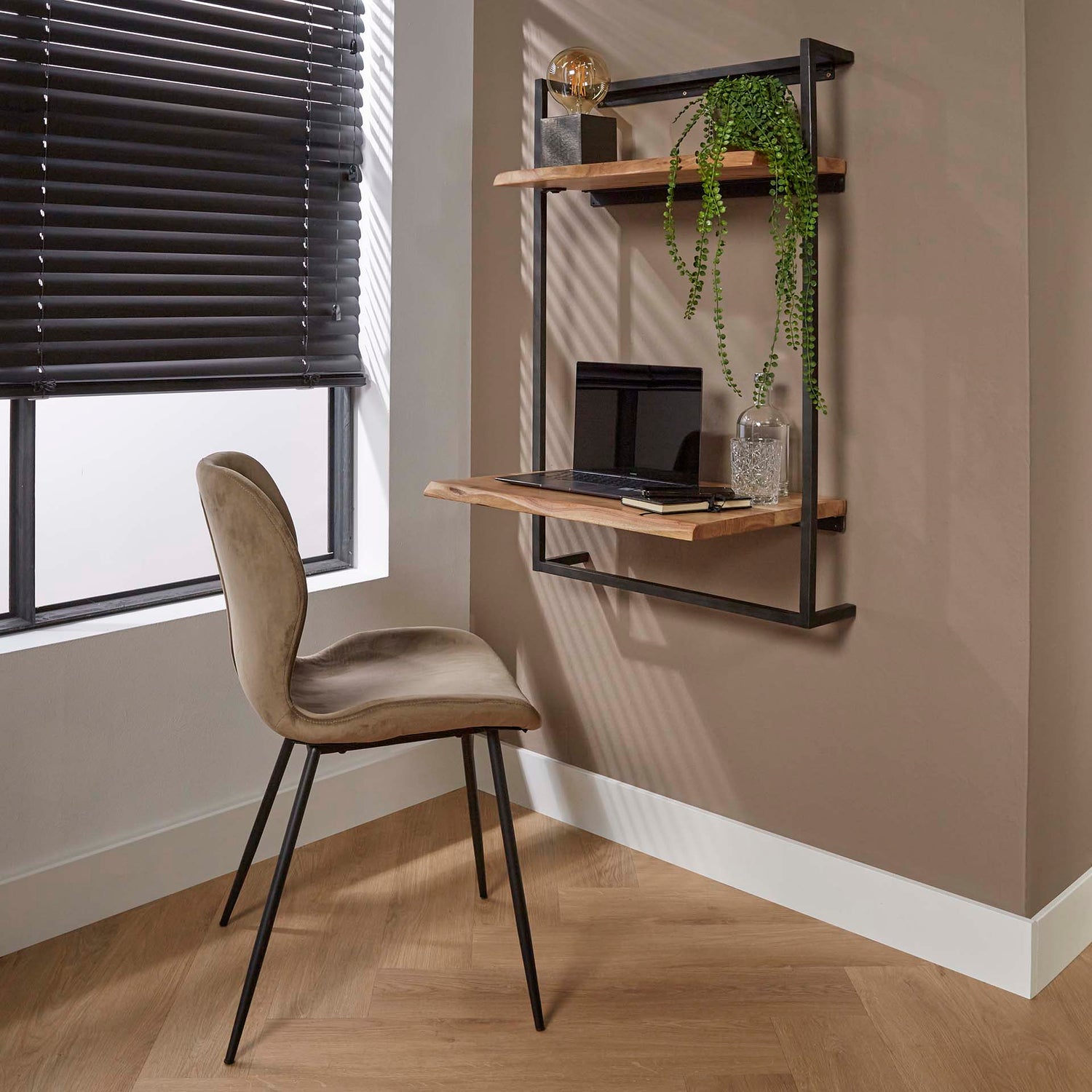 Desk Air Solid - 65x45x100 cm - Naturel - Acacia