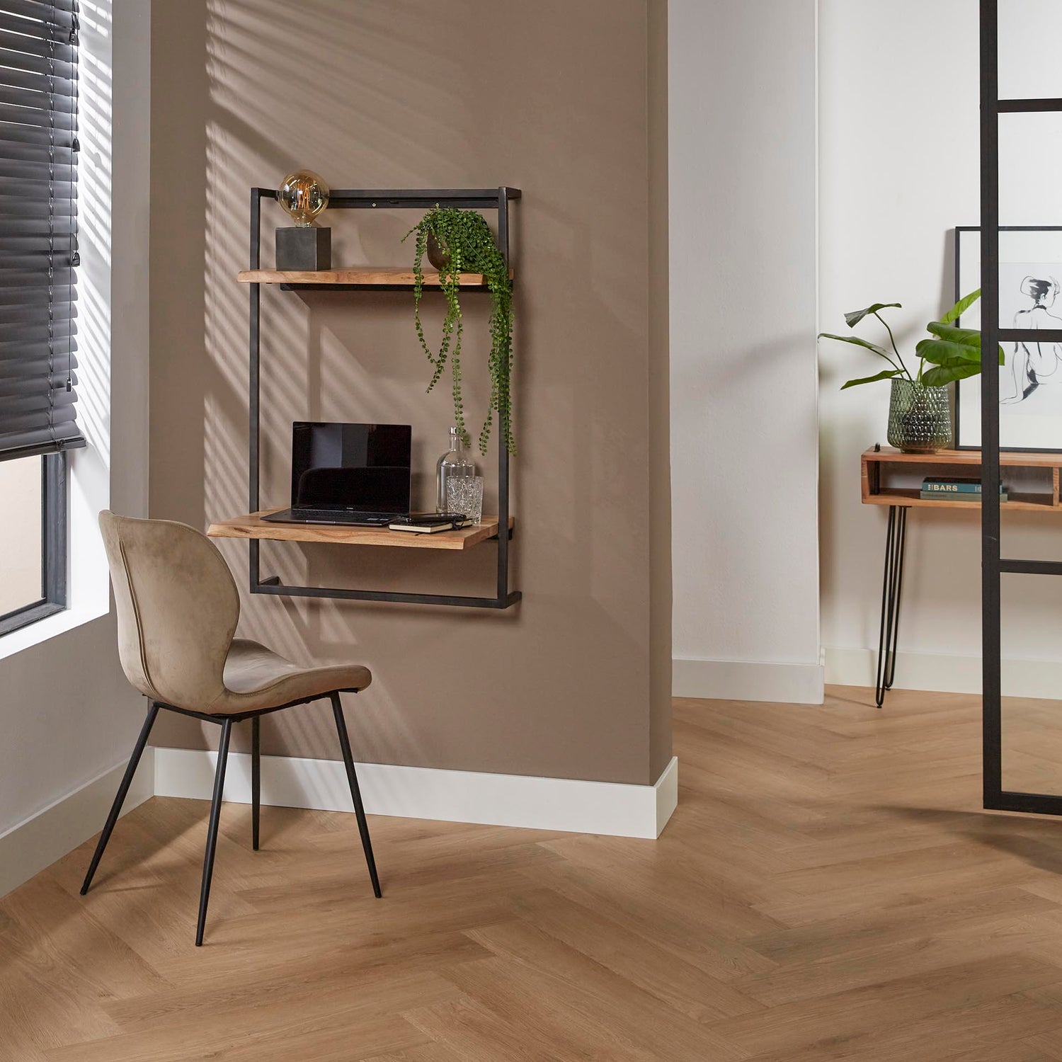 Desk Air Solid - 65x45x100 cm - Naturel - Acacia