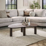 Salontafel Maya Niervormig - 110x68x36 cm - Rust Brown - Teak