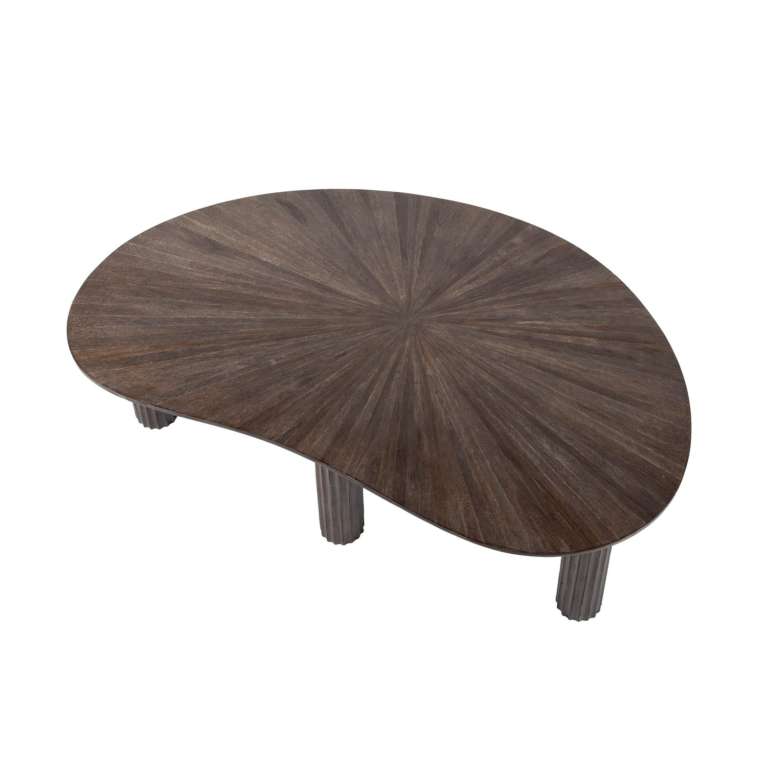Salontafel Maya Niervormig - 110x68x36 cm - Rust Brown - Teak