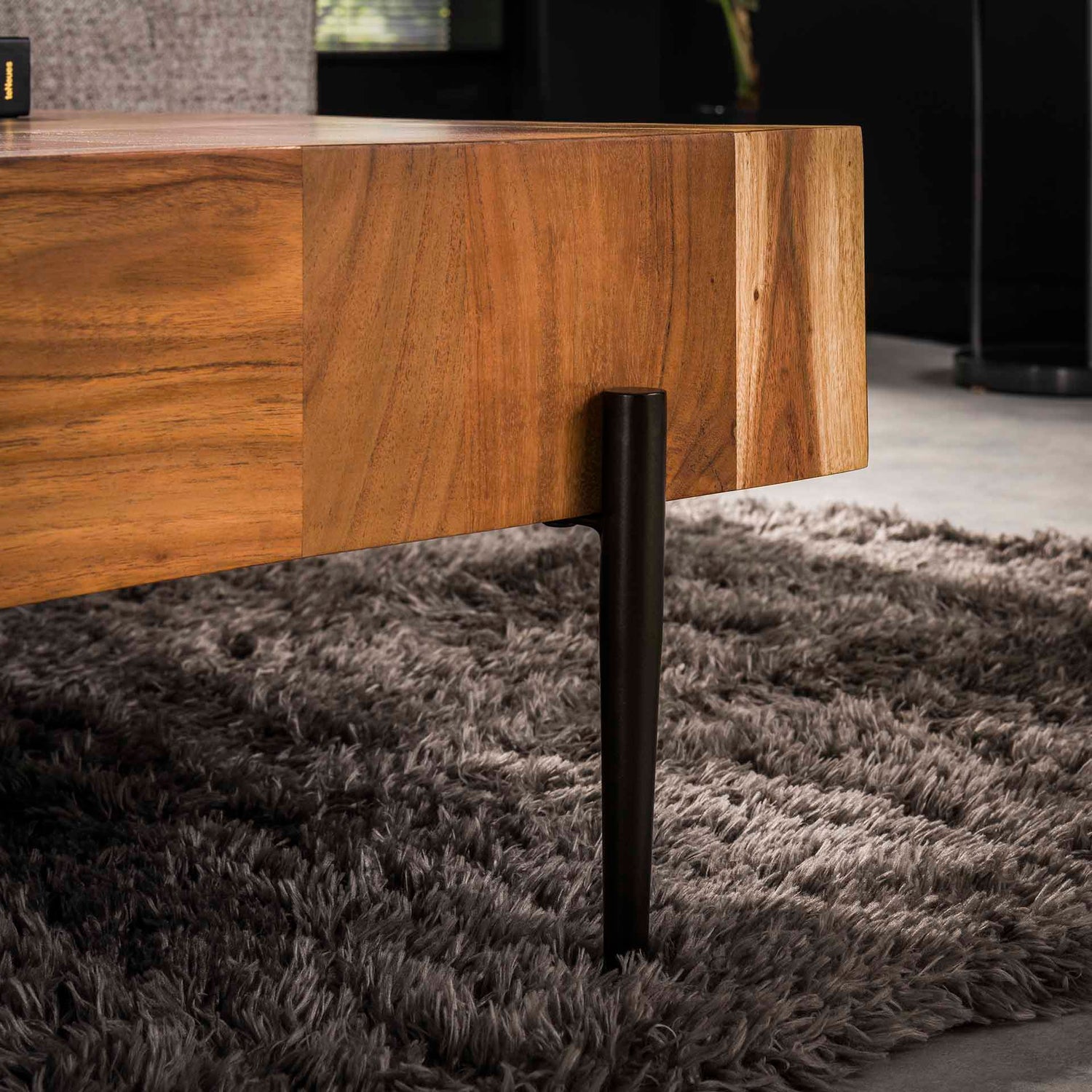 Salontafel Blocks - 90x90x35 cm - Naturel - Acacia