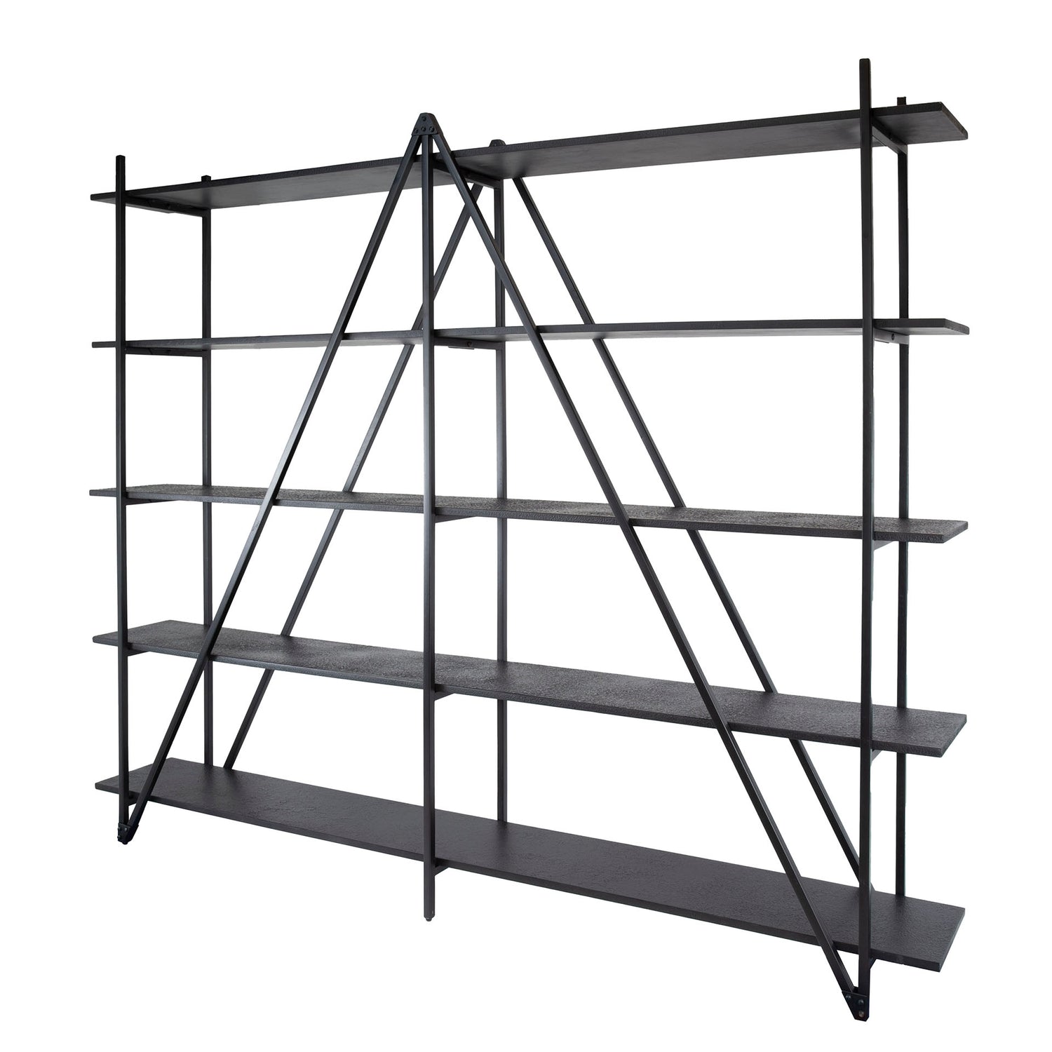 Wandrek 220cm XL 5 Laags Piega - 220x35x181 cm - Grijs