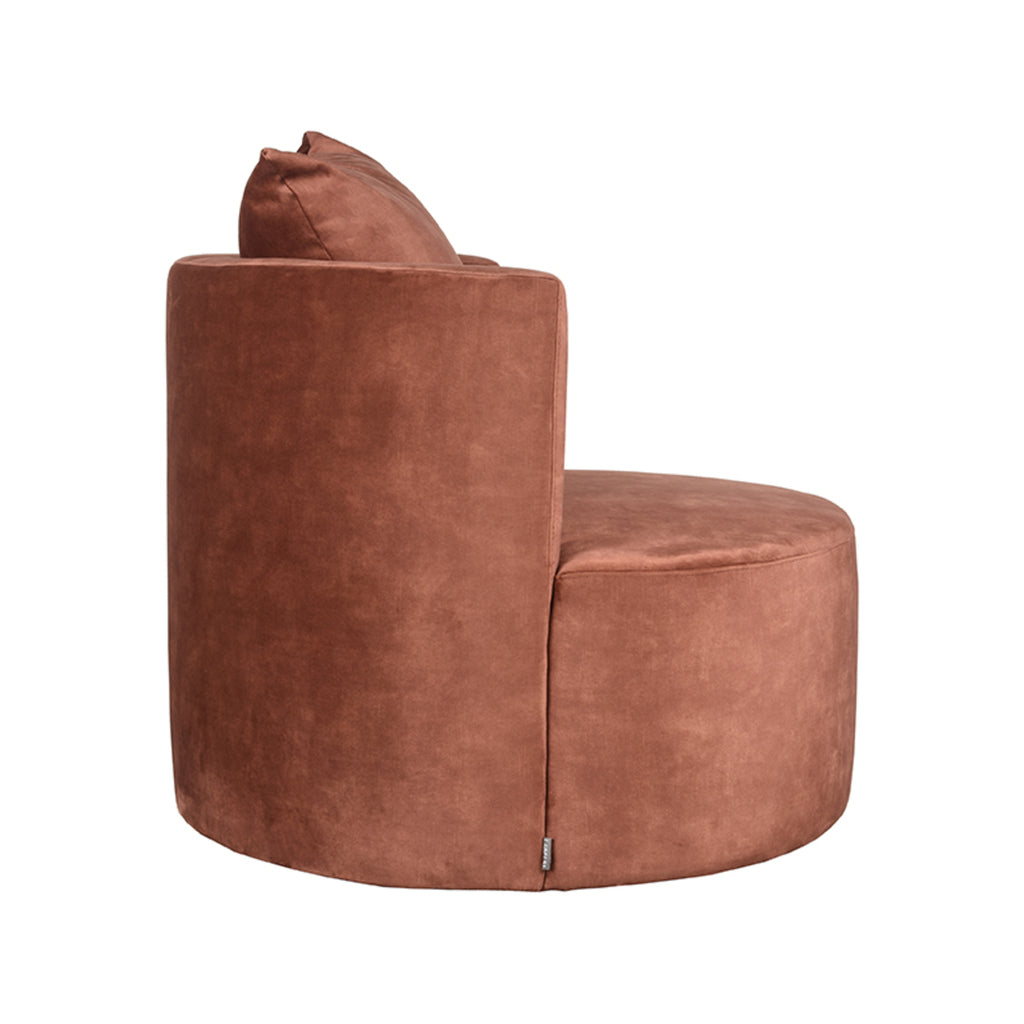 LABEL51 Fauteuil Evy - Roest - Velours