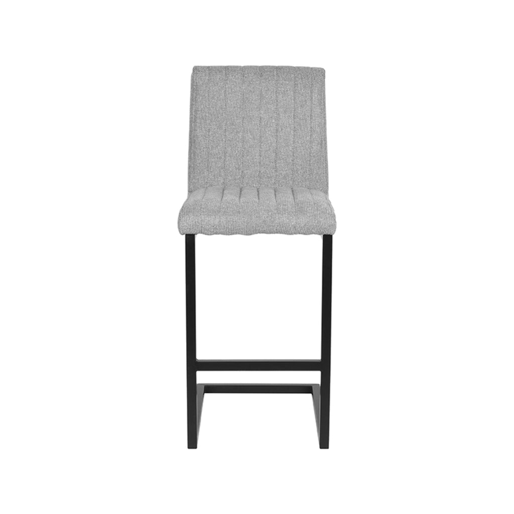 LABEL51 Barkruk Milo - Zink - Synthetisch - Zithoogte 65