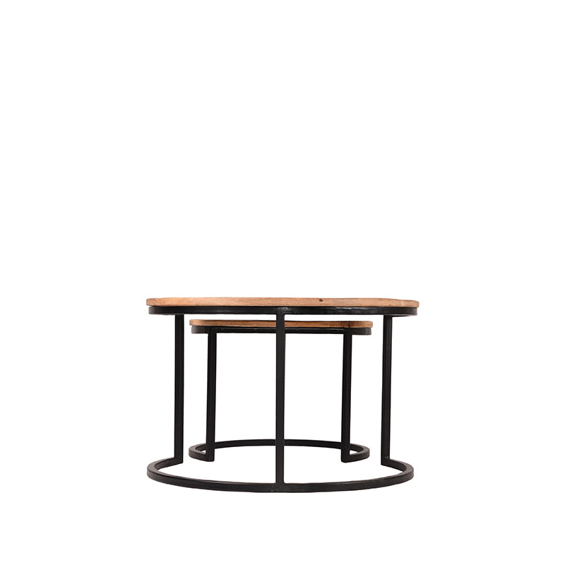 LABEL51 Salontafel Set Double - Rough - Mangohout