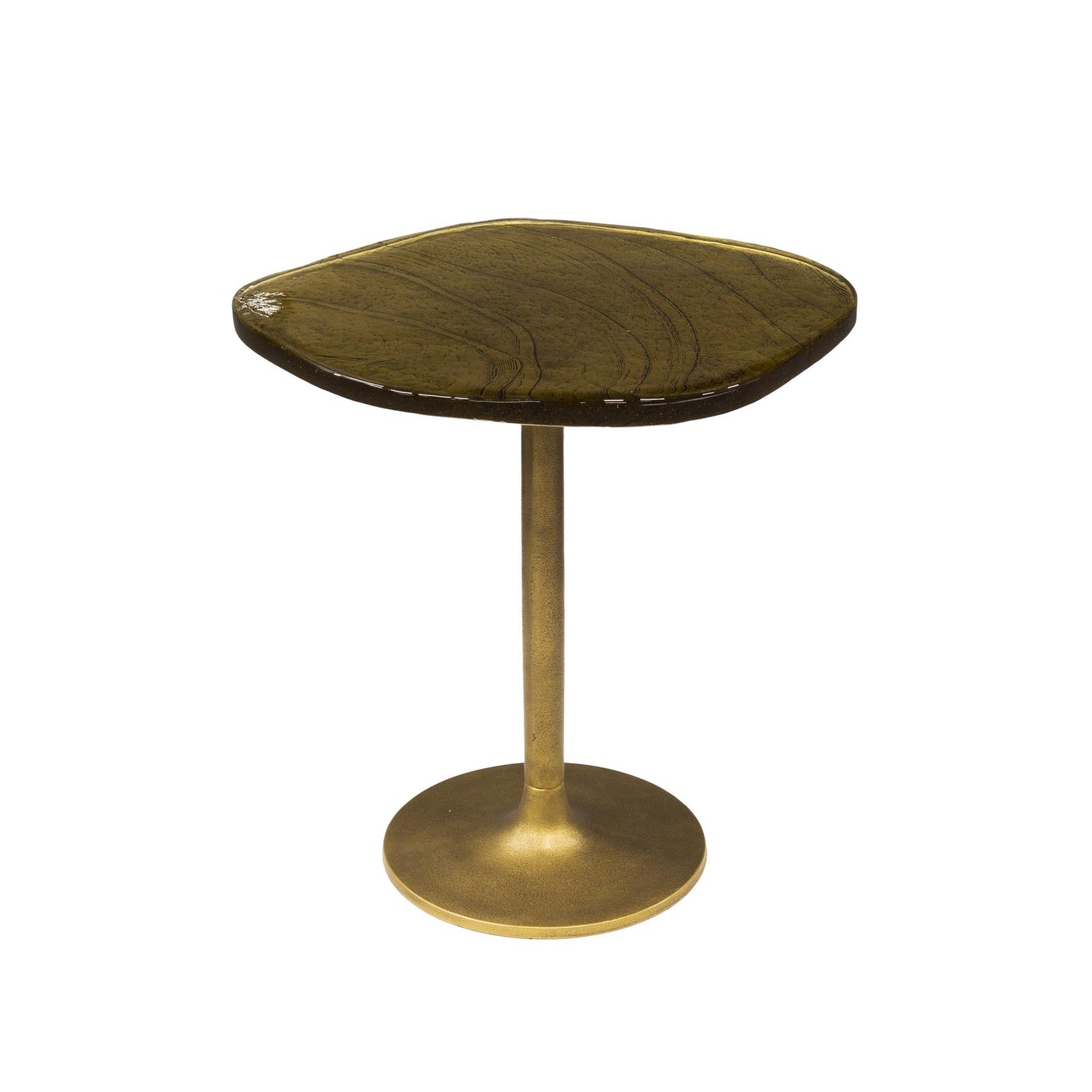 Bijzettafel Eclipse S - 53x42x50 cm - Antiek Goud