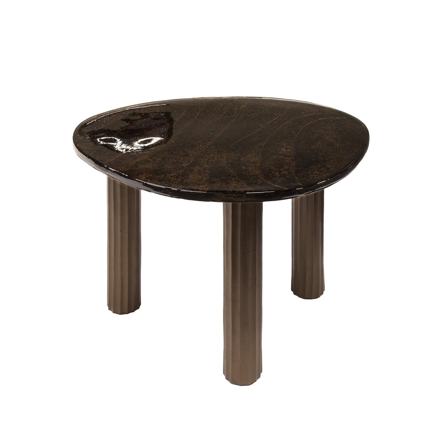 Salontafel Eclipse L - 70x59x45 cm - Antiek Koper