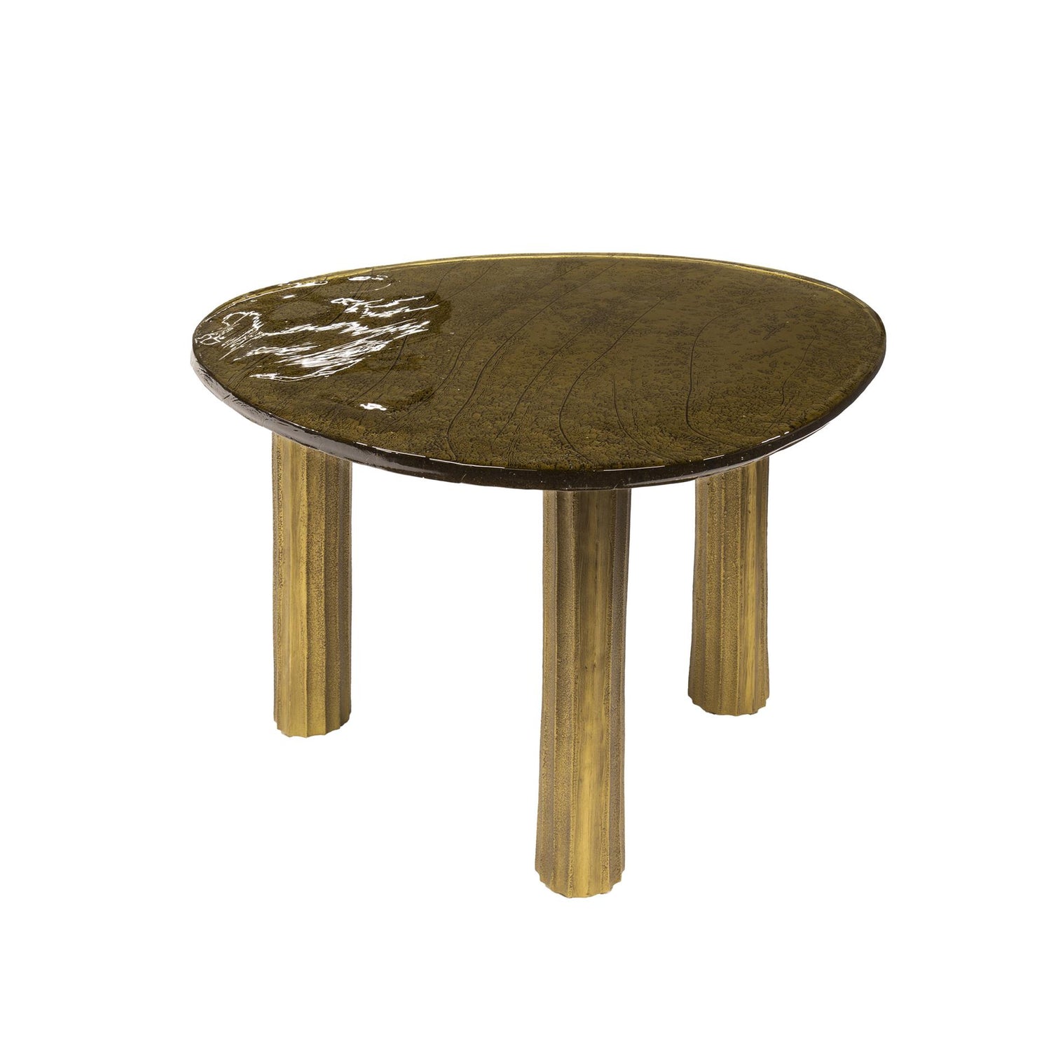 Salontafel Eclipse L - 70x59x45 cm - Antiek Goud