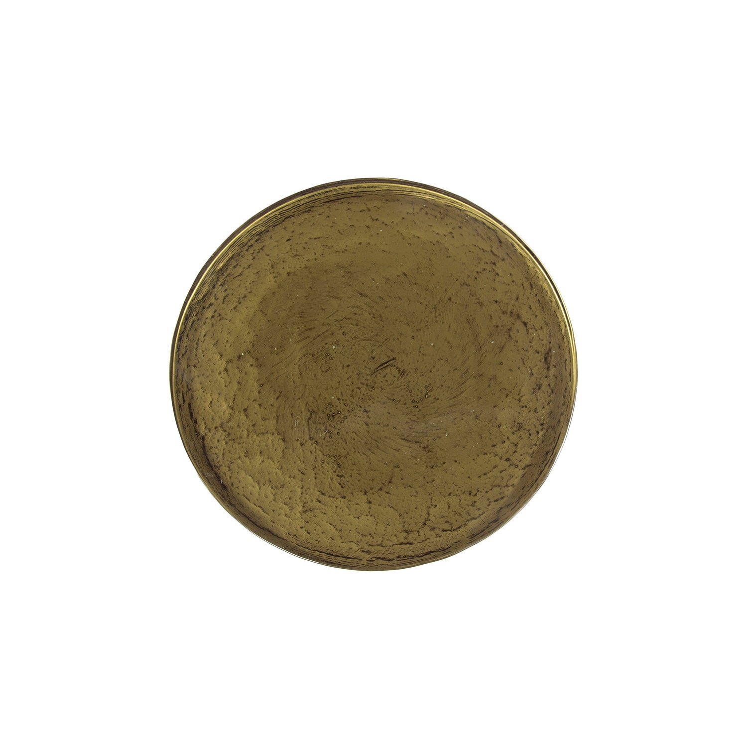 Bijzettafel Eclipse Druppel S - 30x30x45 cm - Antiek Goud