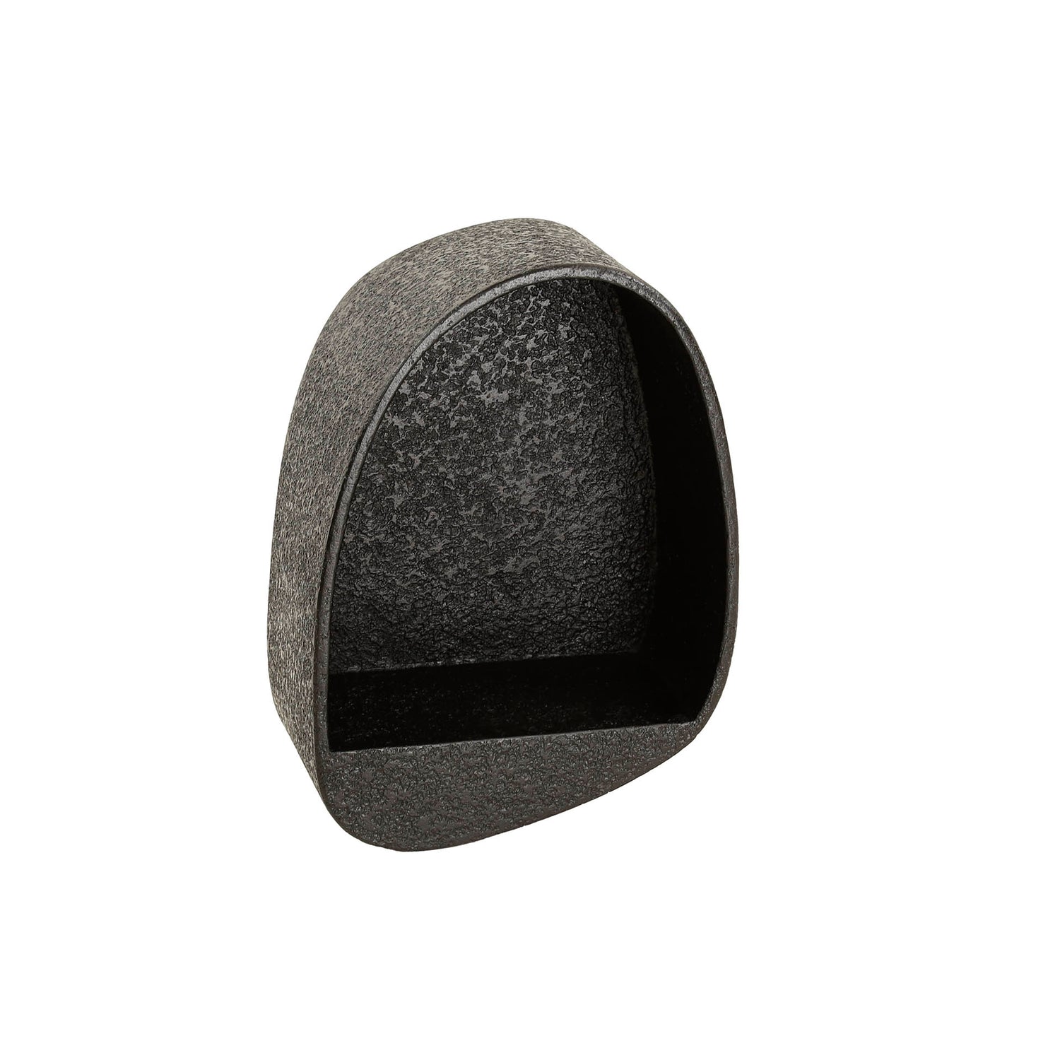 Wandschap Metallic Druppel - 34x21x46 cm - Grijs