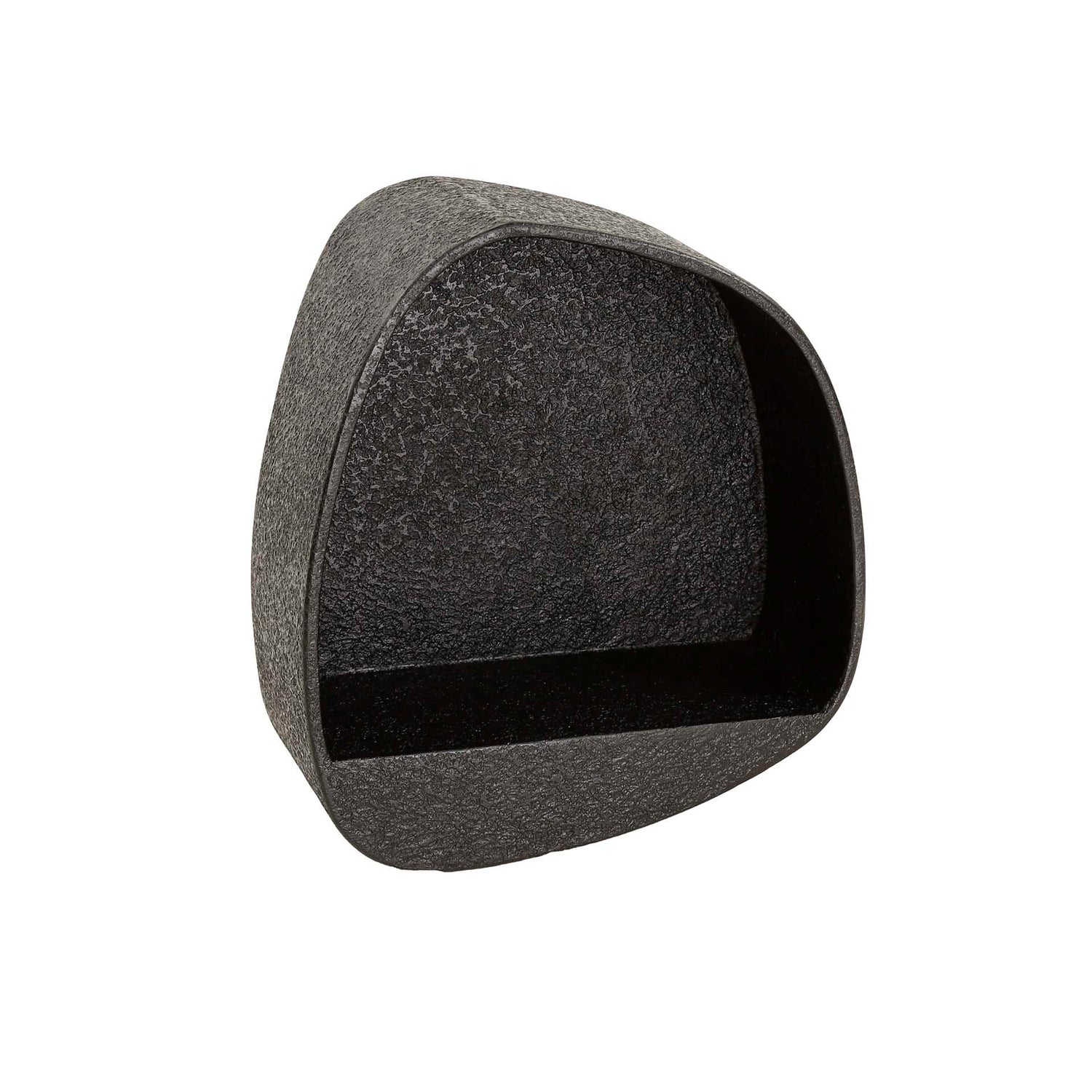 Wandschap Metallic Breed - 44x21x48 cm - Grijs