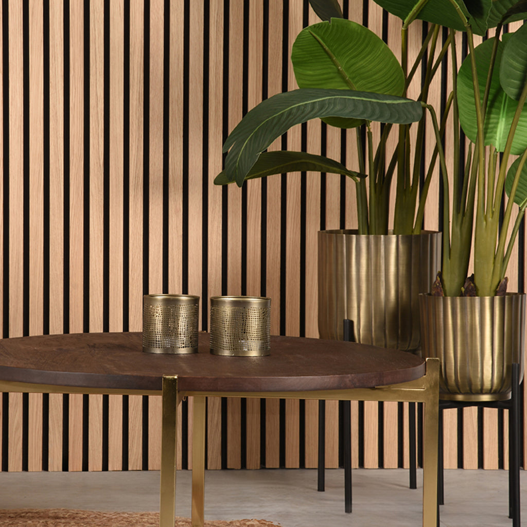 LABEL51 Kaarsenhouders - Antiek goud - Metaal