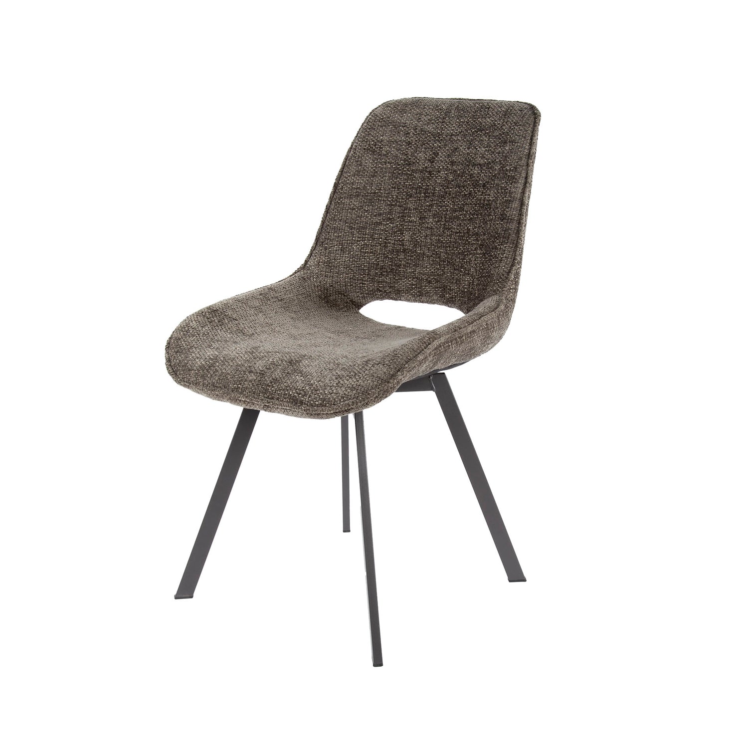 Stoel Swivel 4 stuks - 51x62x87 cm - Rich Taupe