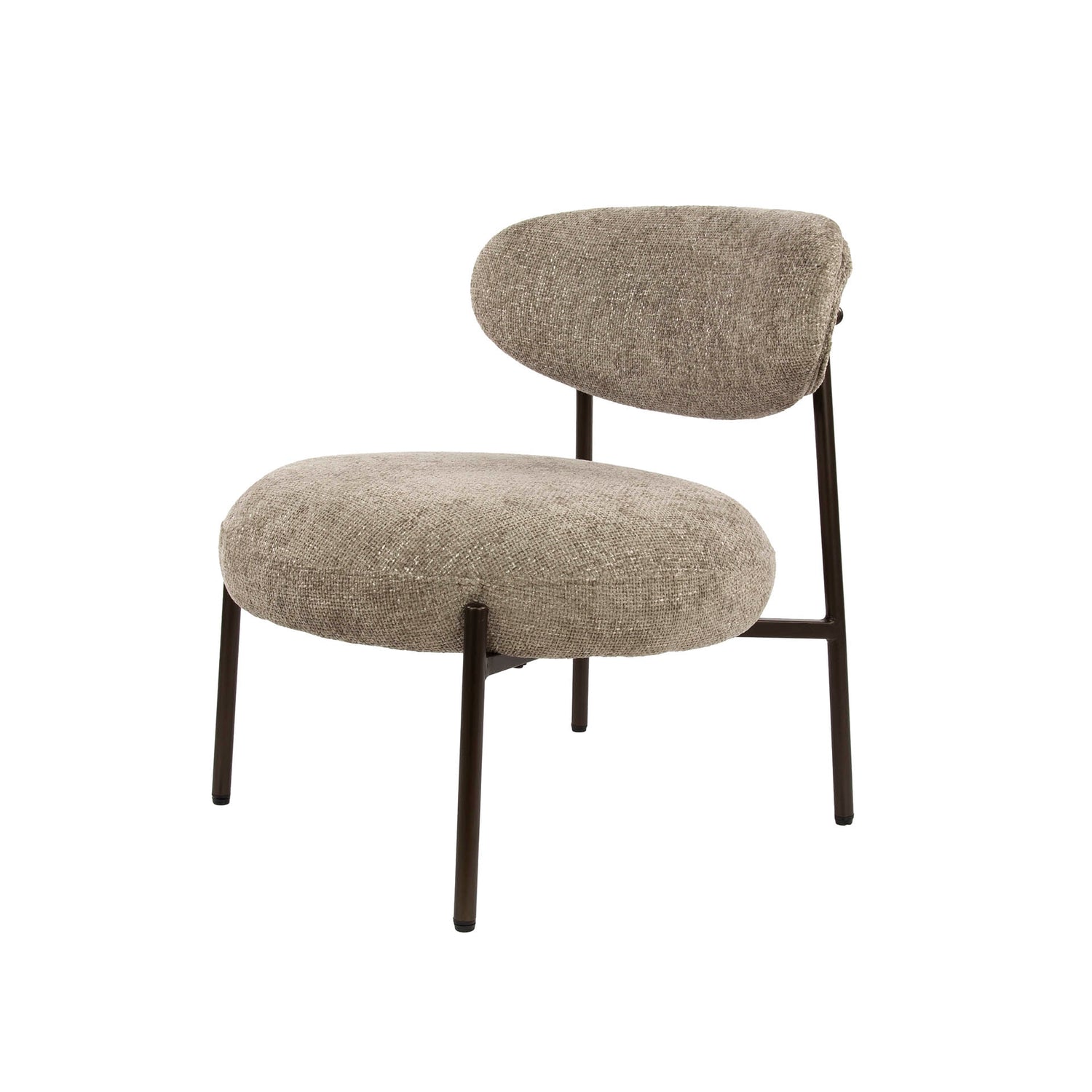 Fauteuil Round - 62x67x71 cm - Zand - Tissee Cargo