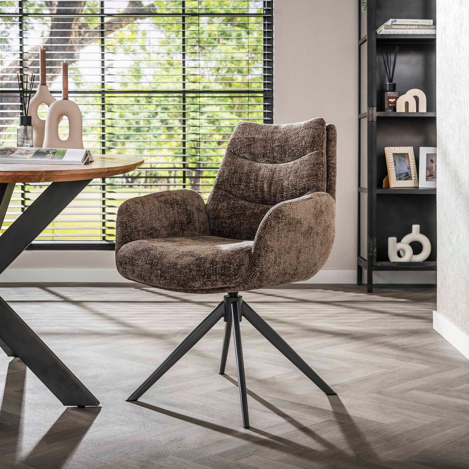 Armstoel Lounge 2 stuks - 66x67x90 cm - Rich Taupe
