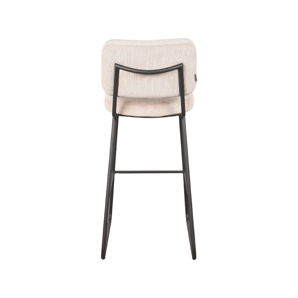 LABEL51 Barkruk Noah - Naturel - Ribcord - Zithoogte 78