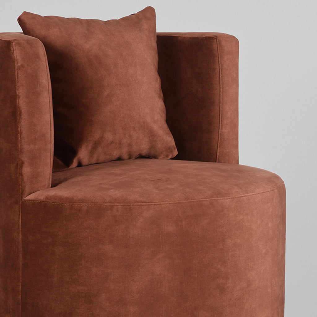 LABEL51 Fauteuil Evy - Roest - Velours