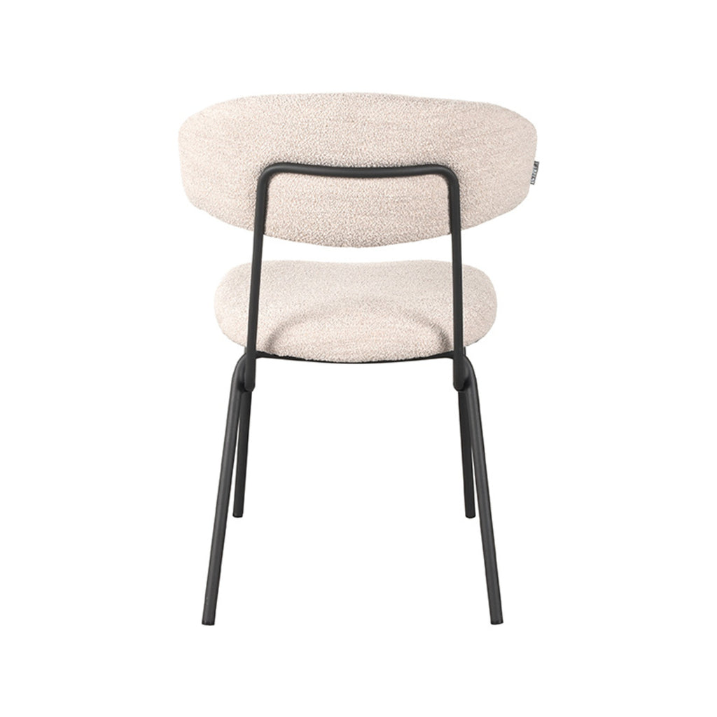 LABEL51 Eetkamerstoel Zack - Naturel - Boucle