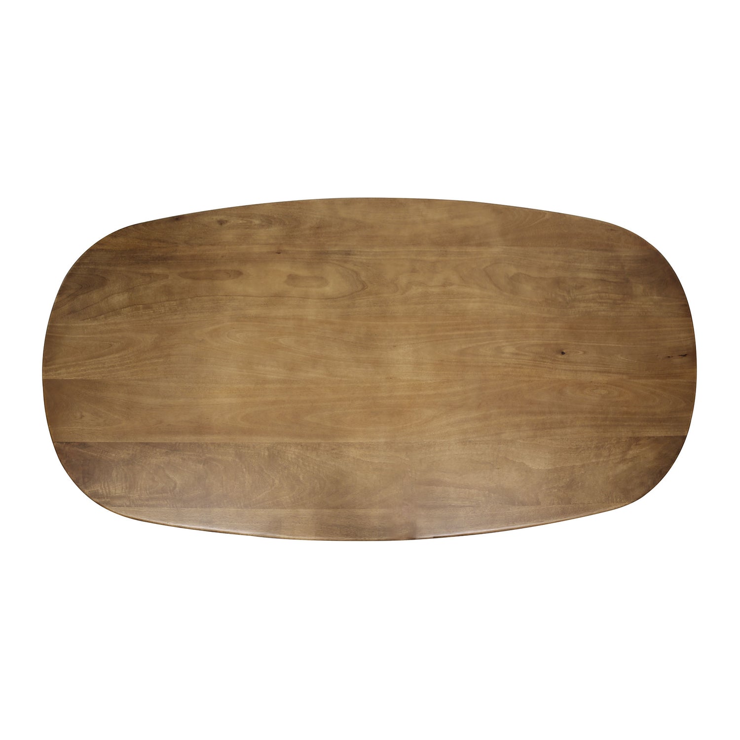 Eettafel Cliff Ovale Buis - 215x105x76 cm - Zandkleur - Mango