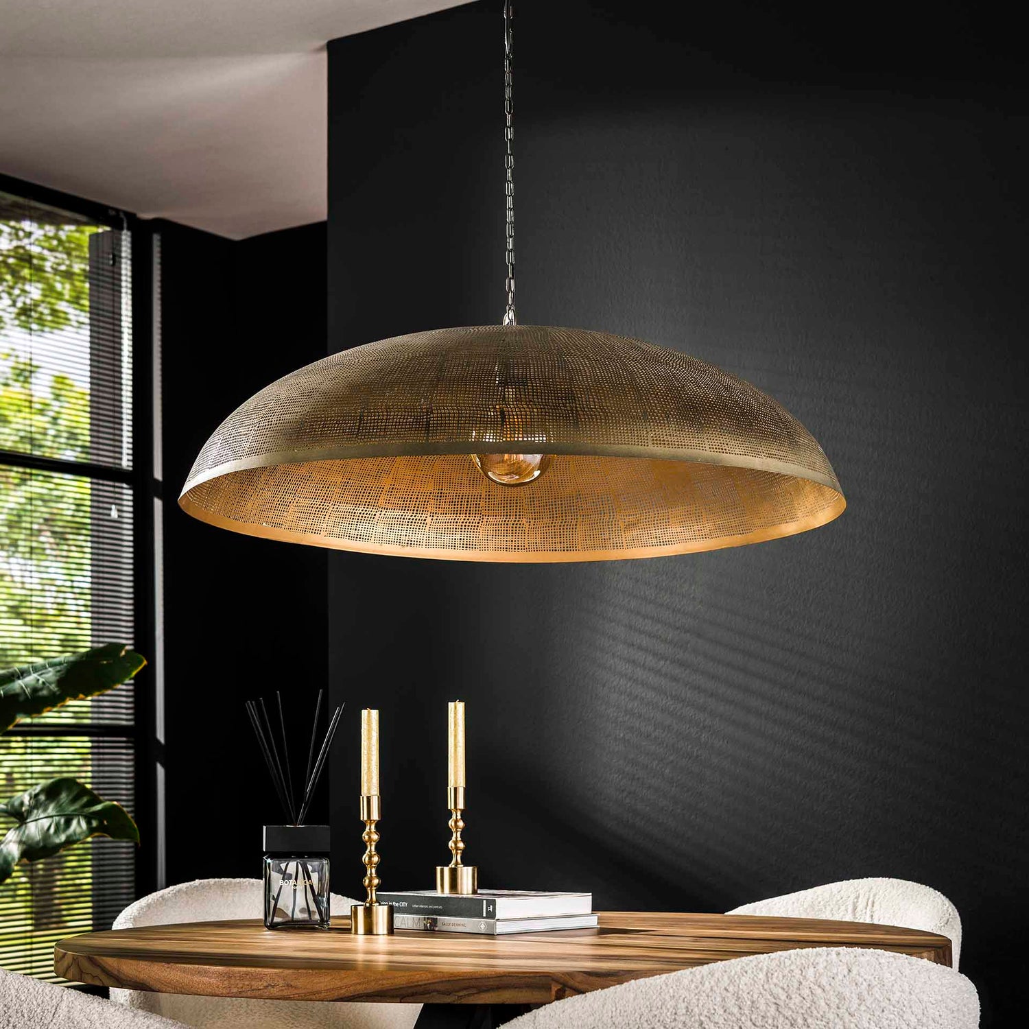 Hanglamp Ø90 Cosmic - 92x92x150 cm - Brons Antiek