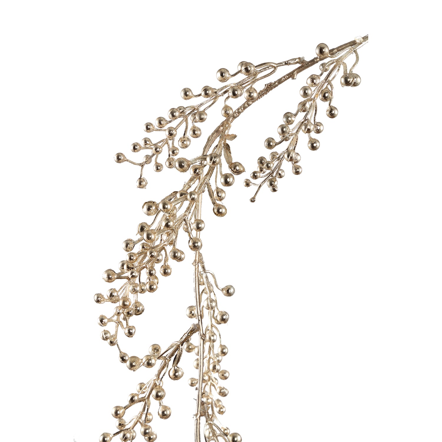 Berry Plant Gold Berry Hanging Spray