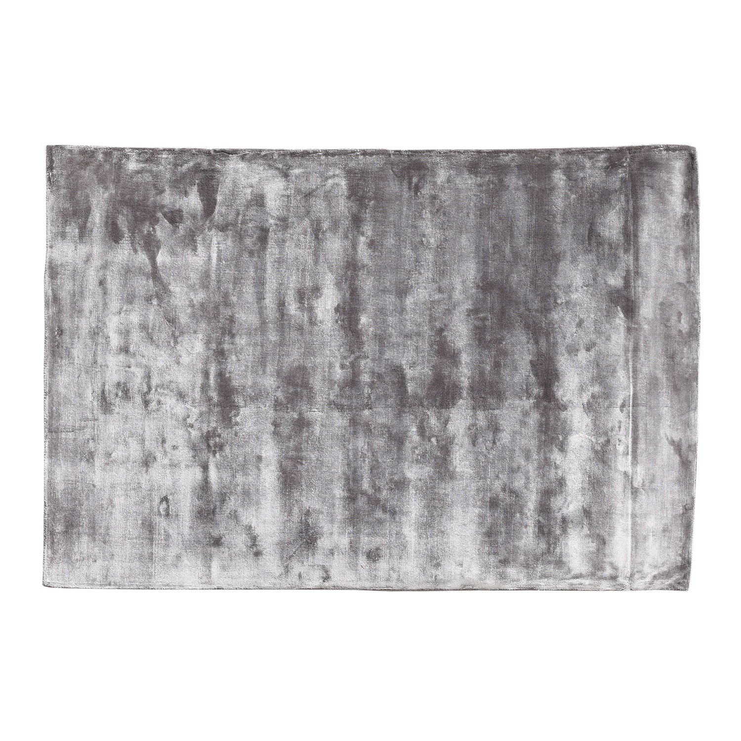 Flavia Grey Viscose Handwoven Carpet S