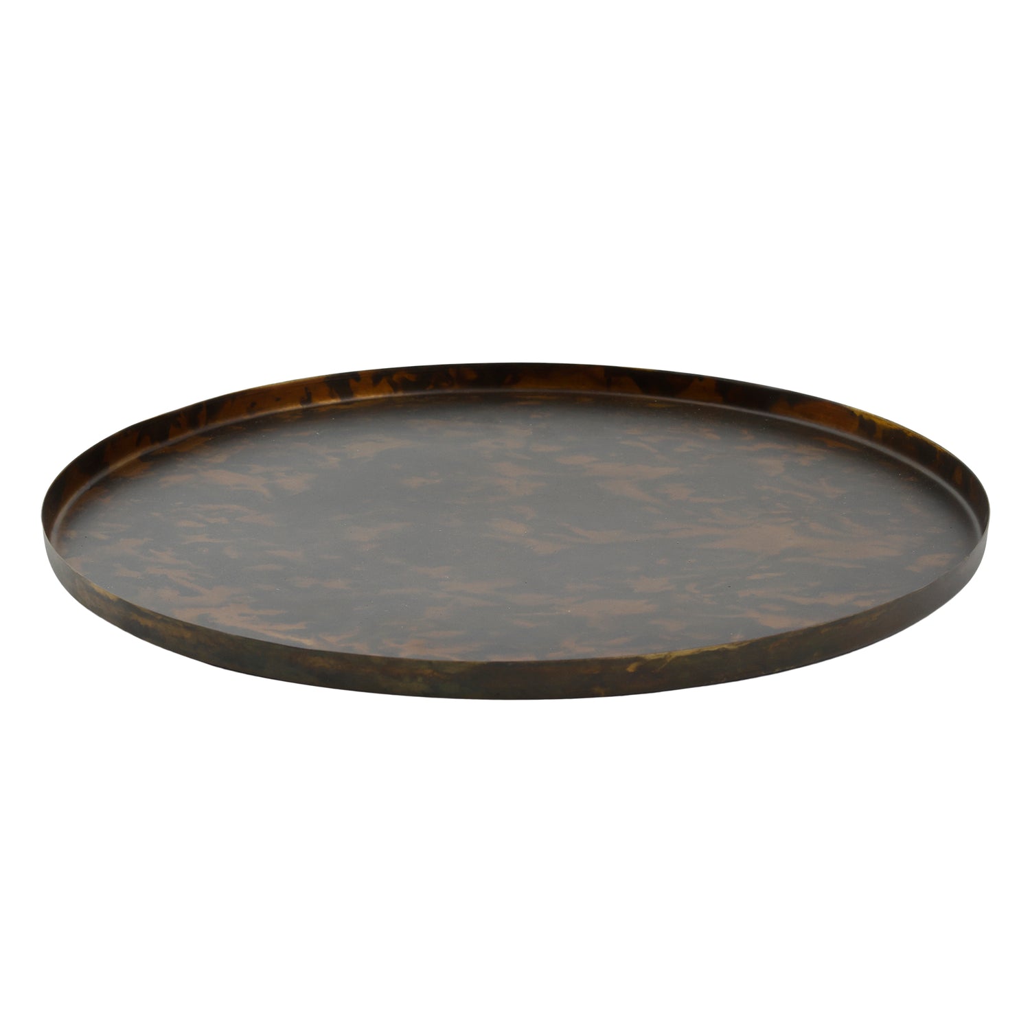 Cars Brass Antique Iron Tray Round XS