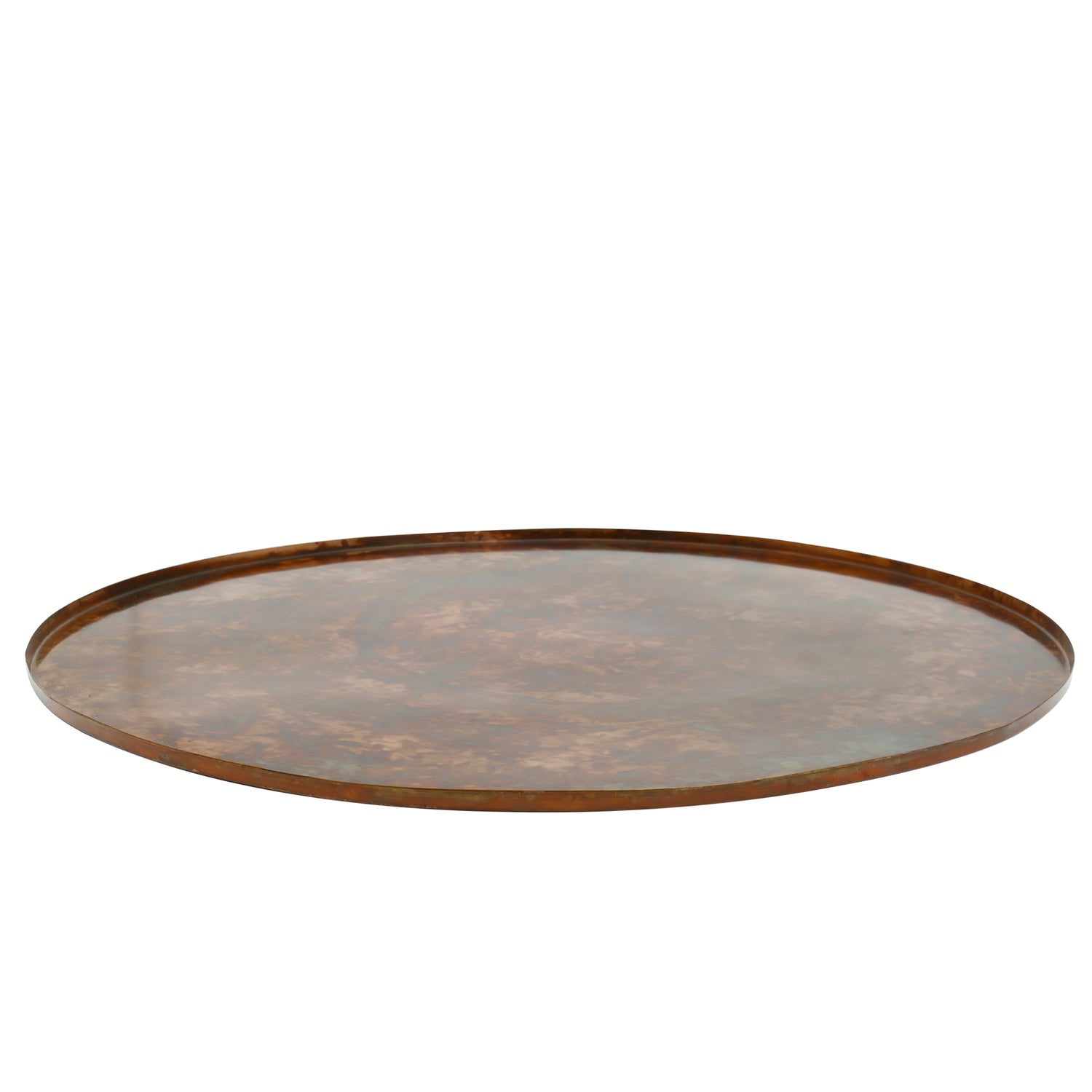 Cars Copper Antique Iron Tray Round XS