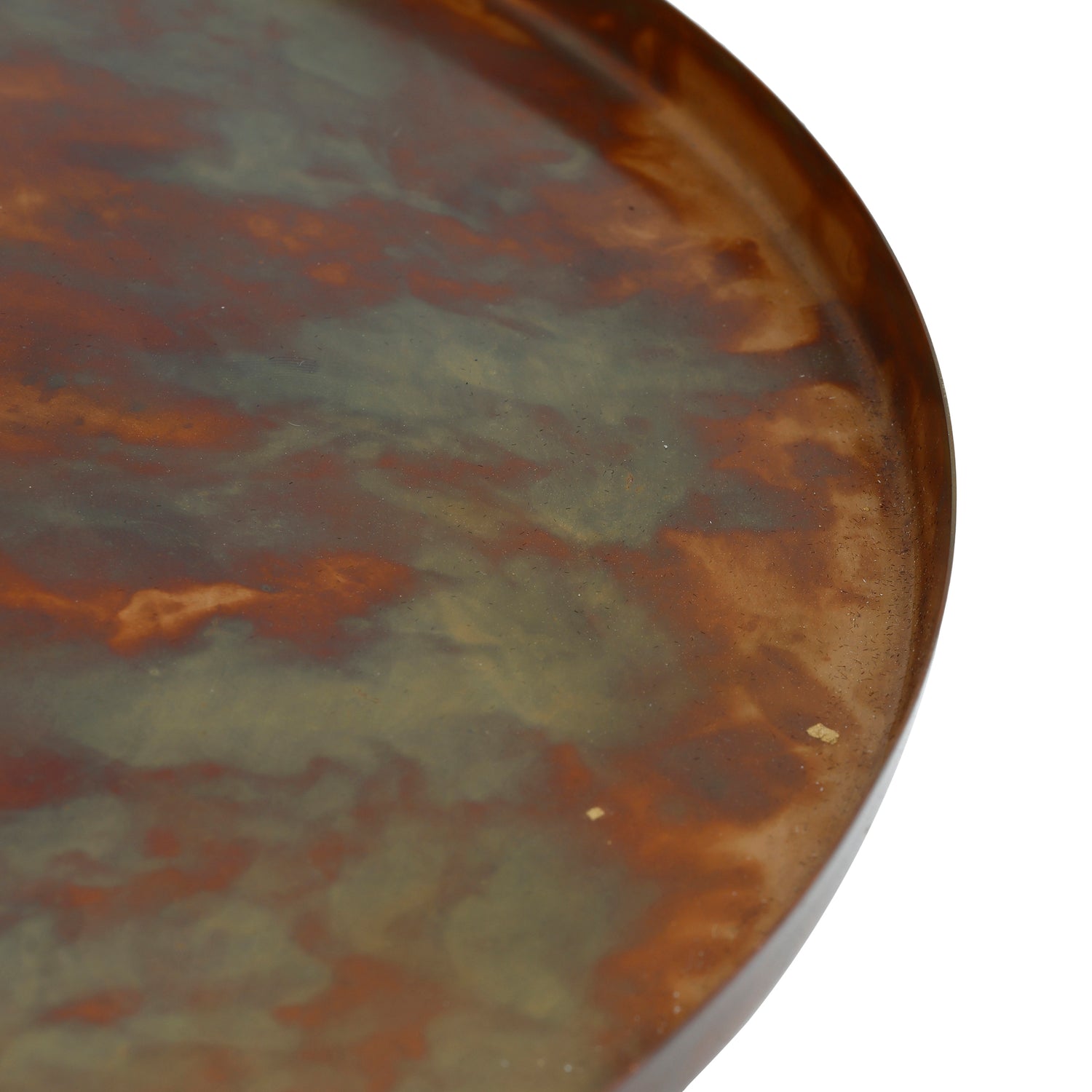 Cars Copper Antique Iron Tray Round XS