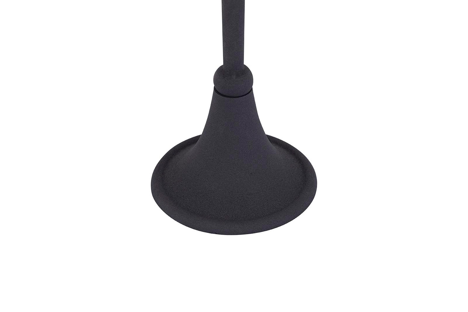 Zival Black Casted Alu Candleholder Round High