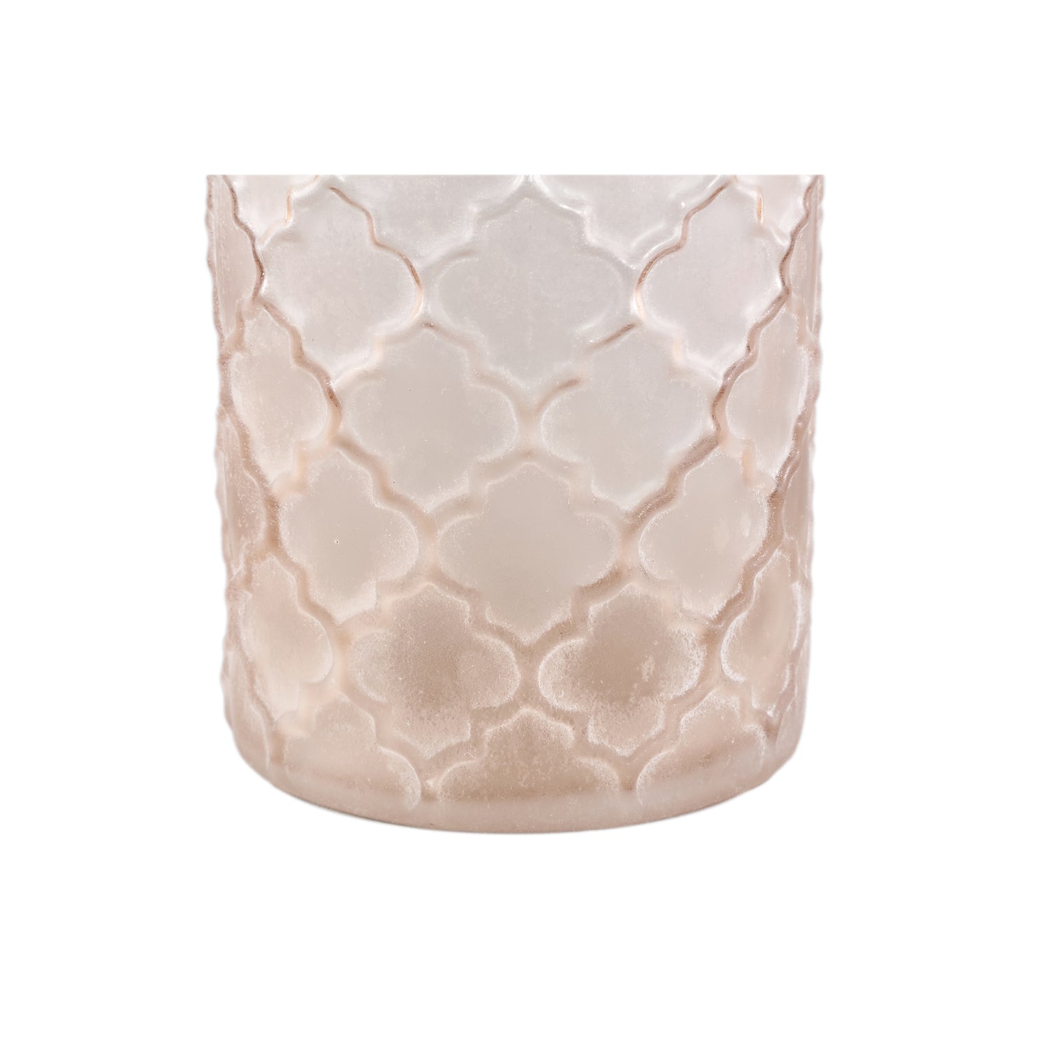 Cianna Brown Frosted Glass Bottle Round With Bal L