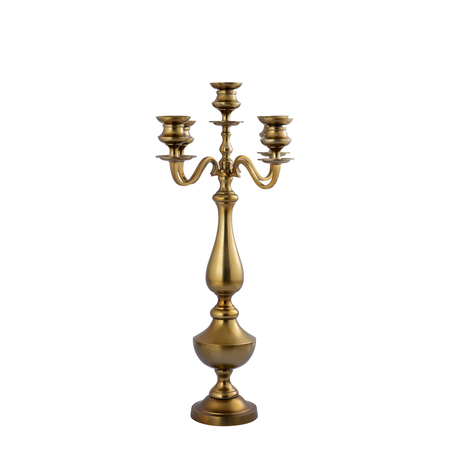 Manuelle Gold Casted Alu Candle Holder M