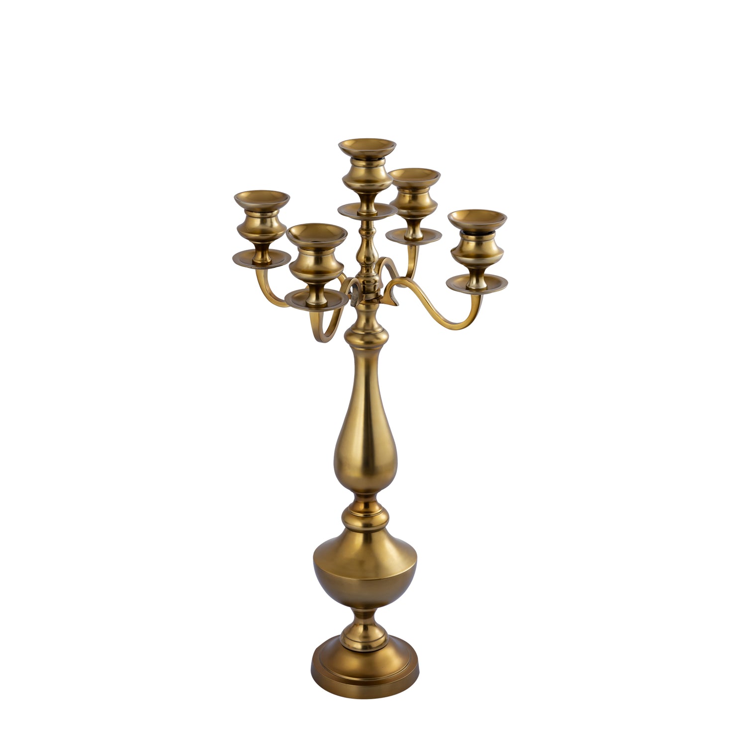 Manuelle Gold Casted Alu Candle Holder M