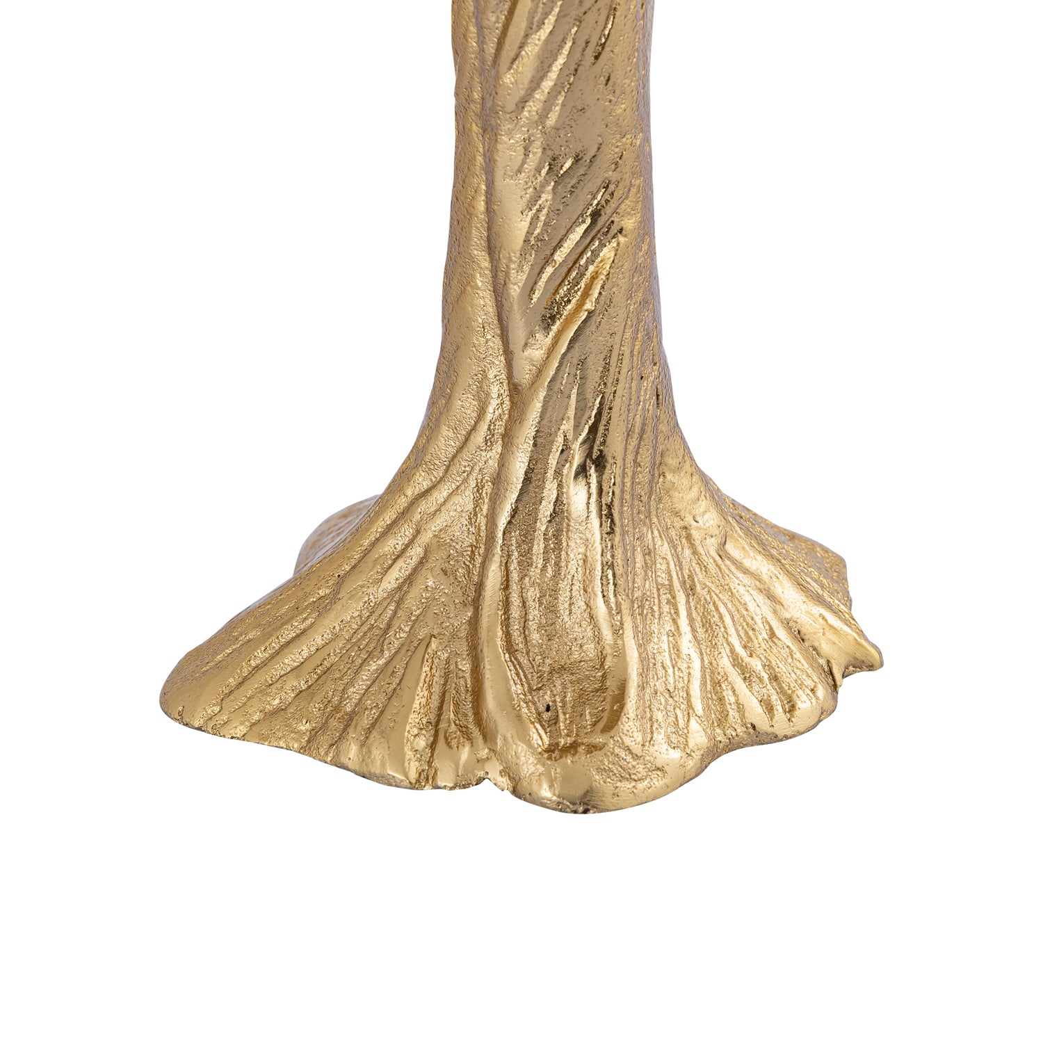 Mataly Gold Casted Alu Candle Holder S